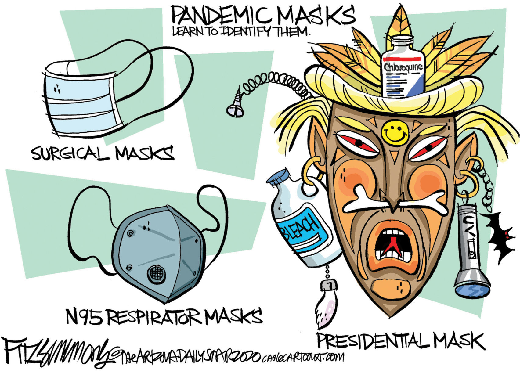 Daily Fitz Cartoon: Mask